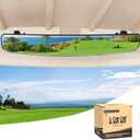 10L0L Golf Cart Rear View Mirror for Yamaha EZGO Club Car, 16.5" Extra Wide 180 Degree Panoramic Rearview Mirror