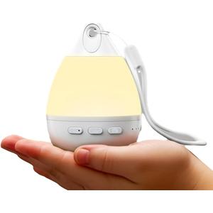 3 x White Noise Sound Machine - Gradient Mode Lumi Egg, Portable Sound Machine with Bluetooth, 26 Soothing Sounds, Night Light, Timer, Noise Canceling for Baby, Adults, Home, Travel & Nursery Gift