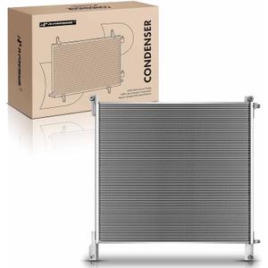 A-Premium Air Conditioning A/C Condenser Compatible with Peterbilt 320, 330, 335, 357, 359, 377, 378, 379, 385, 387, 1989-2007, Replace# 1804015