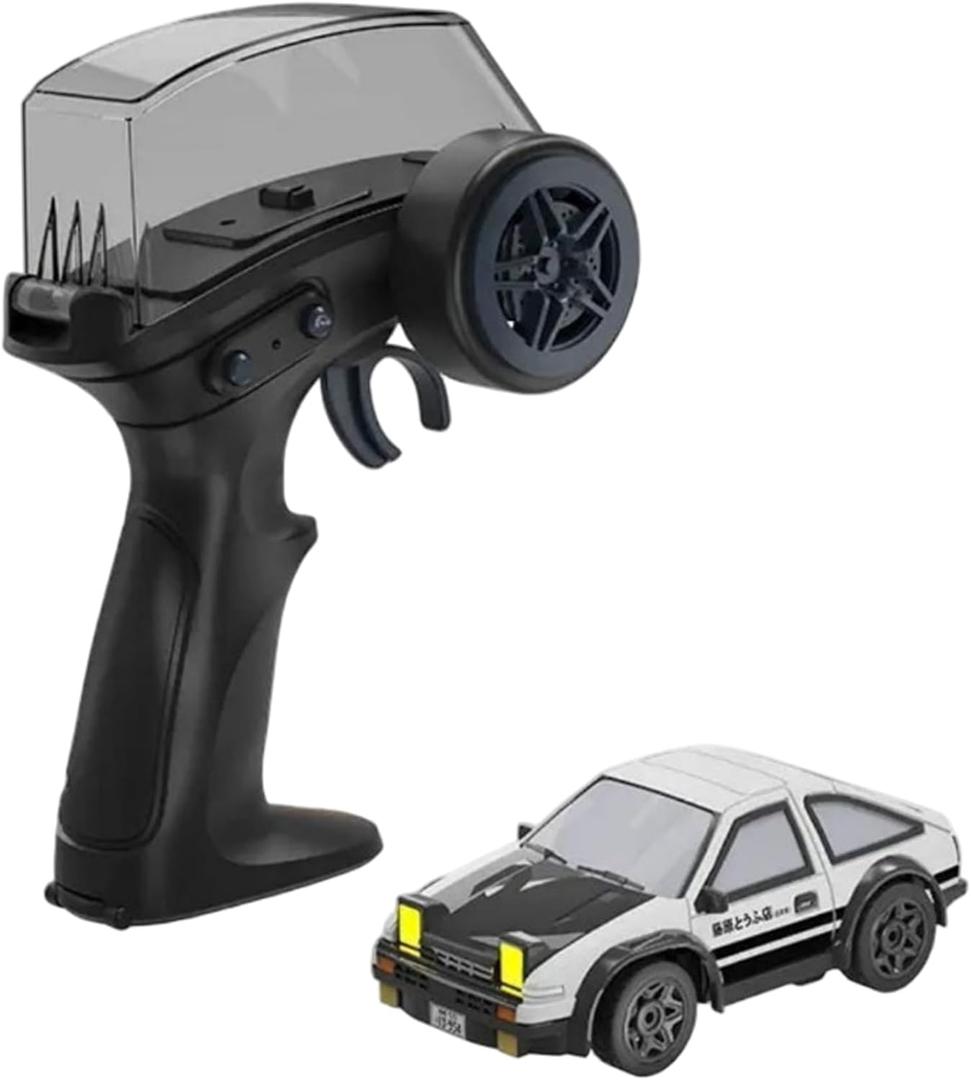 1:64 Scale RC Drift Car Type-C Rechargeable 2.4Ghz Remote Control Car with Headlight