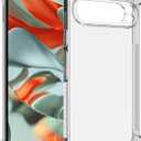 Case for Pixel 9 Pro XL Case, Google 9 Pro XL GGX8B Case for Girls Women, Clear Transparent Soft Flexible TPU Slim Phone Protective Case Cover for Google Pixel 9 Pro XL Clear