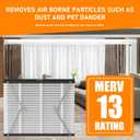 213 Replacement Filter MERV-13 Compatible with AprilAire Whole House Air Cleaner Purifiers 1210 1620 2120 2200 2210 2216 3210 4200 and 2200, 20x25x4 MERV-13 Furnace Filter, 2 Packs