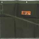 BULL TOOLS Tool Roll Organizer with 11 Pockets for Wrenches, Metric & SAE Durable Cotton Duck Canvas, Roll-Up Tool Pouch for Mechanics, DIYers, & Electricians (Tools Not Included) (Green)