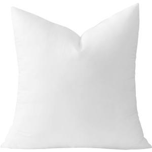 Hiasan 18x18 Pillow Insert Euro Throw Pillow Insert 18 Inch Decorative Pillow Insert Premium Fluffy Square Sham Forms Stuffer for Sofa, Couch Cushion Bed