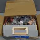 YEEBAY Farm Animals Toys for 3+ Year Old Kids Toddlers Girls Boys, Large Wooden Barn with Animal Play Figures, Farm Playset Educational Learning Toys, Ideal Christmas Birthday Gifts