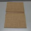 6 Pack Natural Burlap Table Runners, 12 x 72 Inch Rustic Jute Table Runner and Placemats Bulk for Western Wedding Table Decorations, Farmhouse Style Party, Holiday, Kitchen Coffee Table Decor Cover