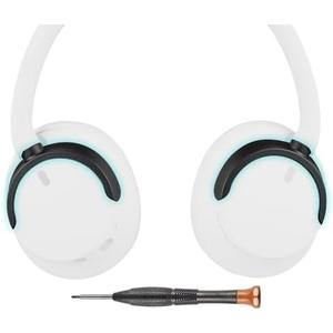 SOULWIT Headband Hinge Swivel Rotation Joint Pivot Replacement Parts for Sony WH-CH720N(WHCH720N) Noise Canceling Wireless Headphone, Plastic Hanger Bracket Attachment Accessories - Black
