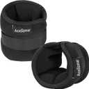 AceSpear Ankle Weights for Men Women Wrist Weights 2 * 1lb 2lbs 3lbs 4lbs 5lbs 6lbs Leg Weights Sandbags Kids Arm Hand Weights for Fitness Walking Running Gym (Black)