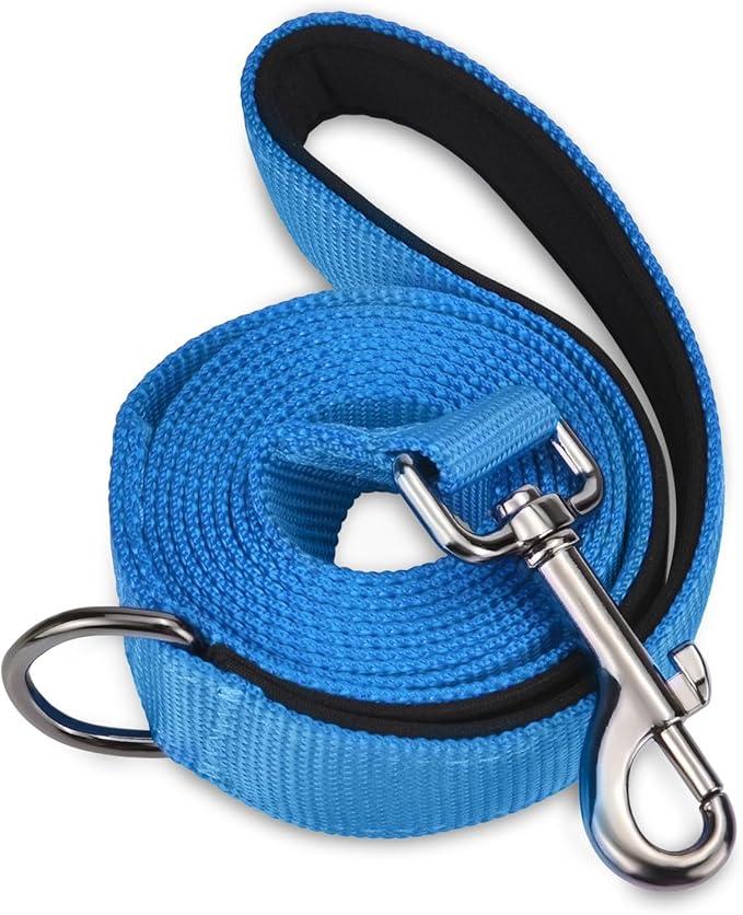AUDWUD Soft Padded Handle Dog Leash,Relieve Hand Pressure;Portable,Strong,High Tensile Strength,Suitable for Small and Medium Sized Dog Walking Leash