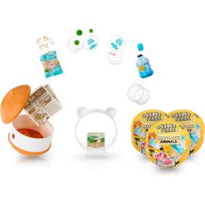 MGA's Miniverse - Make It Mini Animals 3-Pack, Mini Collectibles, Blind Pack, Miniatures, DIY, Crafts, Resin Play, Replica Animals, Habitats, NOT Edible, Collectors, Gifts, 8+