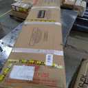 Backyard Discovery Buckley Hill Cedar Wood Swing Set with Wave Slide, Play Deck, Rock Wall Ladder, Belt Swings, Chalkboard, Canopy Roof, Outdoor Playset (Green)