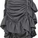 GRACEART Women's Victorian Steampunk Skirt Pirate Costume Burlesque
 S