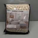 CYCMACO Sectional Couch Covers for Dogs 2 Pieces, Pet Couch Covers for Sectional Sofa, Washable L Shaped Couch Cover, Couch Blanket Furniture Protector (X-Large: 78" x 110" + 78" x 118", Brown)