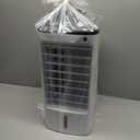 Windowless Air Conditioner with 6 Ice Packs, 3 Modes & 3 Speeds Swamp Cooler Air Conditioner, 12H Timer, 4L Tank for 24H Cooling, Remote, Dual Tank Portable Air Conditioners No Windows Needed