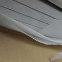 LZRS 4-Panel Freestanding Wooden Dog GateExtra Wide 30 Tall Foldable Pet Barrier with Support Feet, Solid Hardwood & Steel Wire Chew-Resistant Safety Gate for Doorways, Hallways, and Stairs, White