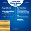 OREO Lemon Creme Sandwich Cookies, Party Size, 24.95 oz (Pack of 1)