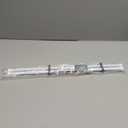 2 Pack Tension Rod Oval Spring Tension Curtain Rod Adjustable 22 to 36 Inches Small Short White Tension Rods No Drilling Spring Loaded Curtain Rods For Doors and Windows, 22-36 Inch, White