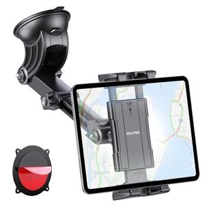 OHLPRO Tablet Holder for Car Dashboard [Suction Cup Mount] Windshield Wall Desk, Adjustable Stand for 5-13" iPad mini Air Pro Galaxy Tab S9 Phone - Heavy Duty Truck Accessories (9" ABS Arm)
