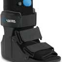United Ortho Short Air Cam Walker Fracture Boot, Large, Black