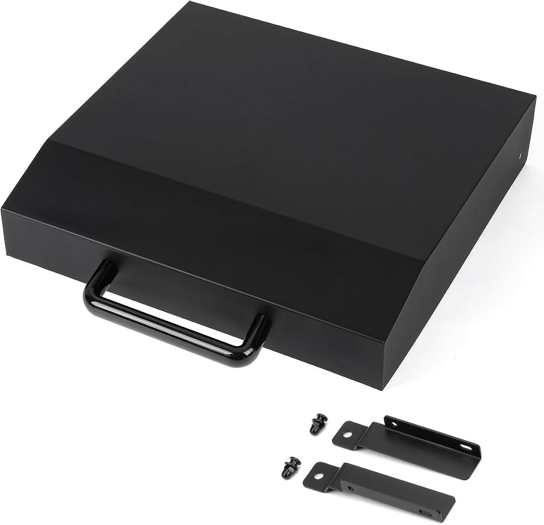 Stanbroil Hard Cover for 17 inch Blackstone Griddle with Front Grease System, Griddle Lid Fits Models with Removable Screws on Griddle's Rear Panel Only