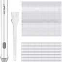 AFMAT EEW001 Electric Eraser for Drawing, Battery Operated Eraser with 140 Refills, Electric Erasers Kit for Artist, Art Erasers for Painting, Sketching, Drafting, Detailer Tool for Crafting-White