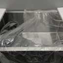 POPFLY 23 Inch Undermount Kitchen Sink, Single Bowl 18 Gauge 304 Stainless Steel Outdoor Sink, 2318 In Bar Prep Small Undermount Kitchen Sink, Brushed Nickel