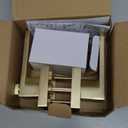 JO.KO Brushed Golden Door Handles,Privacy Door Lever,Keyless Interior Satin Brass Door Knobs, Heavy Duty Door Lock for Bedroom Bathroom (1 Pack)