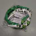 St. Patrick's Day Headband for Women, Lucky Shamrock Hair Accessory with Rhinestones, Green Crystal Knotted Hairband for Irish Holiday, Parade & Party