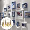 150 Pcs Self Drilling Drywall Anchors with Screws Kit, Zinc Plated Steel Wall Anchors and Self Tapping Screws Heavy Duty, No Drill Or Holes in Wall, for TV, Shelf Straps,Bike,Cabinets (150)