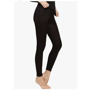 Women Mulberry Silk Thermal Long Johns Underwear Bottom Lightweight Silk Leggings Base Layer Pants