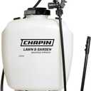 Chapin 60100 4 Gallon Backpack Sprayer for Lawn and Garden, Translucent