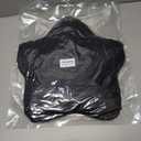 Huicheng Small Star Throw Pillows for Bed, Decorative Throw Pillows for Couch Livingroom, 15" Black Pillows Aesthetic Cute Floor Pillow with Soft Plush for Sofa Bedroom Kids Xmas Gift (Black)