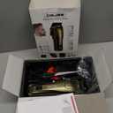 GinJee Hair Clippers for Men, Cordless & Corded Barber Clipper with 5Hrs Runtime, 7000RPM Rotary Motor & LED Display, Waterproof Professional Hair Cutting Kit for Men and Home Use (Gold)