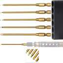 1/4" Drivers 1.27mm(0.05") 1.5mm 2mm 2.5mm 3mm Titanium RC Hex Driver Bit Set Quick Change Allen Key Wrench Combo for Electric Screwdrivers/Power Drill Fit Traxxas Axial RC Cars Repairing