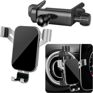 Car Phone Mount for Mazda MX-5 Miata 1999-2025，Mazda 6 2003-2013，Mazda 3 2004-2013，CX-7 2007-2012 Auto Interior Accessories Circular Air Vent Cellphone Holder Screen Stand Mobile Cradle Accessory