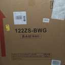 FROASISPRO 4ft Folding Table, Portable Fold-in-Half Adjustable Height Utility Table for Indoor/Outdoor Use, Durable HDPE & Steel, Stable & Lightweight, Multi-Purpose, Black Woodgrain