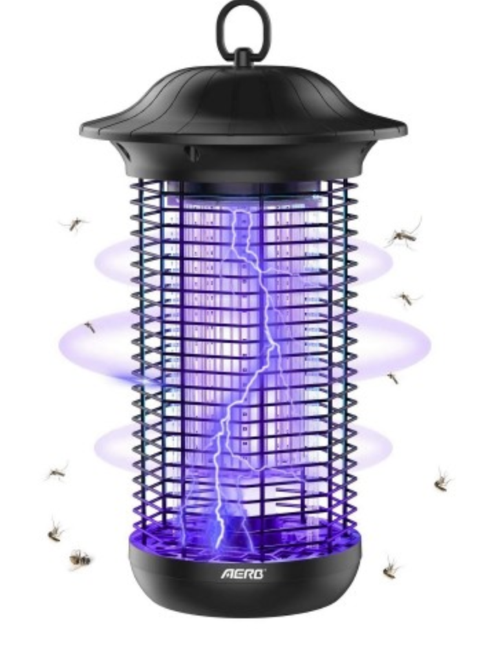 AERB Bug Zapper, 4000V High Powered Electric Mosquito Zapper with 18W Mosquito Killer Bulb, Fly Trap for Outdoor & Indoor, Waterproof Mosquito Repellent for Home, Patio, Backyard