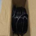 16/3 100 Ft Outdoor Extension Cord Waterproof, Weatherproof & Flame Retardant Black 3 Prong Power Cord Outside for Lawn & Garden, 16AWG 10A 1250W 125V SJTW ETL Listed