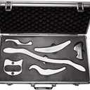 Stainless Steel Gua Sha Scraping Massage Tool Set IASTM Tools Great Soft Tissue Mobilization Tool (6 Set)