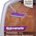 Rejuvenate Professional Wood Floor Restorer Fills Scratches, Shines And Protects Wood Flooring For A High Gloss Shine, 32 Ounces