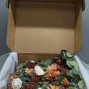 Ling's moment 17.5" Tall Standing Artificial Flowers Arrangements 4pcs Fall Wedding Aisle Runner Chair Decorations Sunset Terracotta Centerpieces Ceremony Reception Rose Floral Party Outdoor