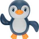 DUCKBOXX XX Bath Toys Wind up Backstroke Swimming Penguins for Kids 18M+ (Blue)