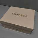 High Heels for Kids Sandals Big Girls Dress Shoes Flower Girl Shoes for Wedding Party Pageant Round Open Toe Ankle Strap Dress Sandals Platform Heels Chunky Pumps for Little Big Kids (Nude Nubuck), Size: 6 Big Kid