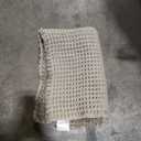 Waffle Bath Mat, Boho Bathroom Rugs Non Slip Washable Super Absorbent Quick Dry Bath Mat Farmhouse Bathroom Decor, 30"x20" Beige