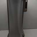 EKO Hudson Matte Stainless 75 Liter/20 Gallon Step Trash Can with Rear Trash Bag Storage Compartment