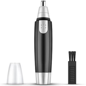 Electric Ear and Nose Hair Trimmer, Portable Painless Nose Hair Shaver for Men and Women, Battery-Operated Nose Hair Remover