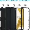 for Galaxy S22 5G case,Samsung S22 Heavy Duty case,[Military Grade Protective ],[Shockproof] [Dropproof] [Dust-Proof], Compatible with Samsung Galaxy S22 5G (Black)
