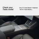 JVMA Center Console Organizer (Full Size) Armrest Console Organizer for Tesla Model 3 Highland Accessories 2024 2025 2026 (US Patent) Non-Slide
