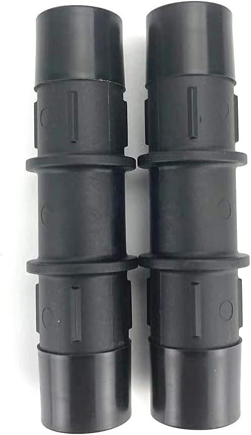 Heater Hose Connector 5/8"X 5/8" Hose Barb Glass Filled Nylon PA66-GF33 Straight Fittings for Heat/Coolant Vacuum line and Rubber Hose Black Air/Fuel/Water (Pack of 2)
