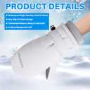 12 Pcs Women Ski Mittens Balaclava Face Masks Set Winter Ski Gloves Snow Warm Windproof Adjustable Glove Fleece Lining Cozy Wool Glove Cold Weather for Cold Weather Snowboarding Riding